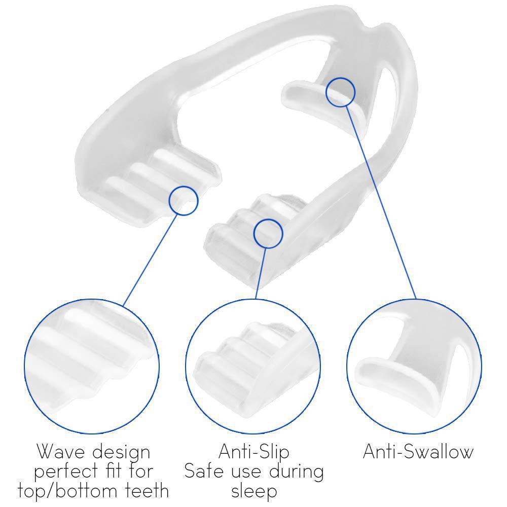 Каппы для скрежетания зубами, защита для зубов на ночь, средство для сна от бруксизма, храпа и храпа