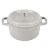 Staub Pico Cocotte Round 20cm Campagne Pot Enamel Pot Rund Brater Blanco Trufa Pot Cookware Kitchenware [Staub Pot] (White Truffle)