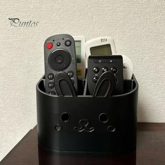 Хранилище в форме животного, 3D-печатный держатель для пульта дистанционного управления, Дизайн для стола, 4 отделения, Органайзер для телевизора, Настольный органайзер, Держатель для стола