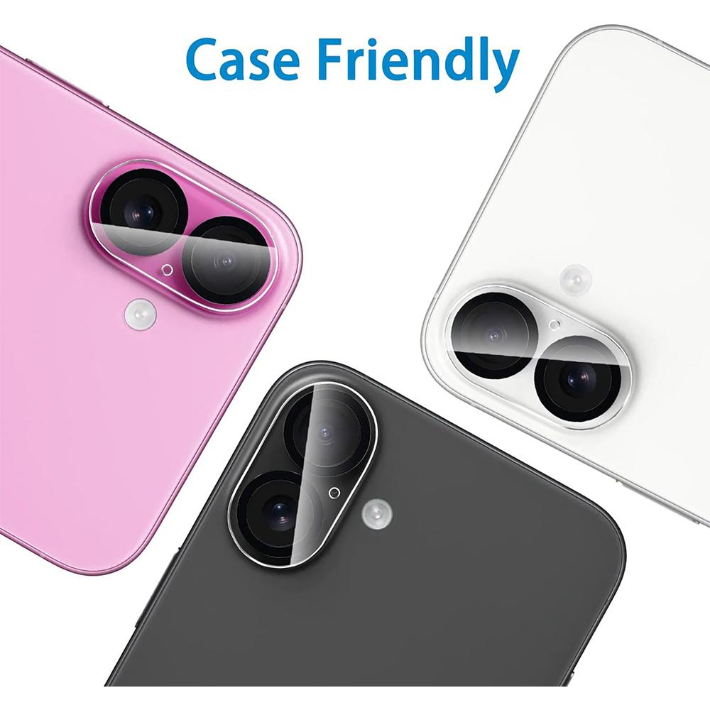 3 шт. защитная крышка из закаленного стекла для объектива камеры iPhone 16 Plus 15 Pro, Max 14, 13 Mini 12, 11, твердость 9H, защита Ultra HD, Flim, аксессуары для телефонов