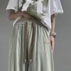 Свободные прямые брюки Ice Silk 2024 года: Модный повседневный стиль для весны и лета
