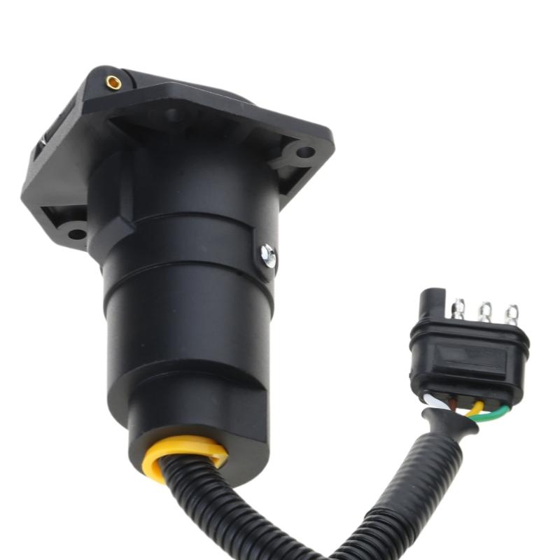 Trailer Circuit Connecting Tool 4-Way Flat Truck to 7-Way Blade for RV Motorhome