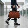 Сумка-даффл на шнурке Предотвращающая расширяемая Дорожная Мягкая Сторона Уикендер для