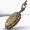 For Women Vintage With Necklace Pocket Watch Steampunk Fob Watches Pocket
