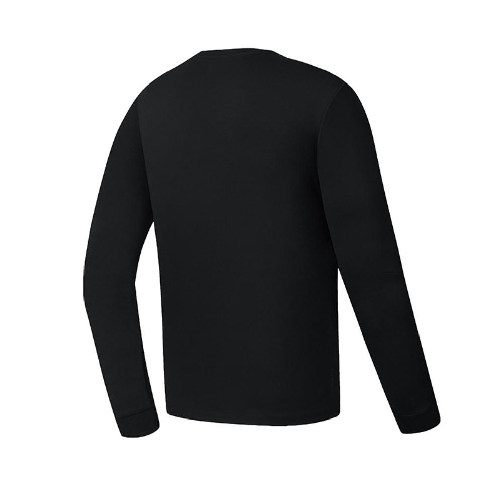 FILA Fitness T Shirts Men's Pitch Black Crew Neck Moderate Straight Fit A11M541214FBK