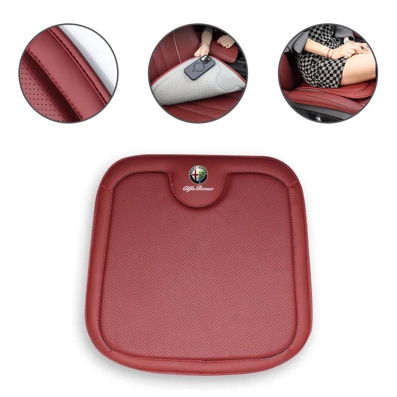 For Alfa Romeo 2026 Hot Sticker 1pc New Style Car Seat Cushion Cover Back Waist Protective For Alfa Romeo Giulia Stelvio Giuliet