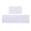 10Pcs Clear Self-Adhesive PVC Shelf Tag Pockets Removable Label Holders for Home Drawer Closet Organizing
