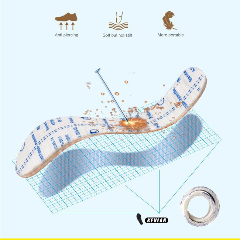 Новая защитная обувь, мужская обувь со стальным носком, противоразрывная, противоколотая защитная обувь, противоожоговая, износостойкая, дышащая, легкая.