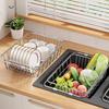 Beifu Expandable Stainless Steel Kitchen Sink Dish Drying Rack