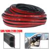 Sound Insulation Sealing Car Door Seal Strips Interior Accessories Rubber Seals Sticker Weatherstrip 5M/16M/21M/26M B Shape