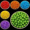 100 шт. 8 мм DIY бусины сплошной цвет объемные акриловые матовые бусины цветные многоцветные акриловые матовые бусины свободные бусины украшение для скрапбукинга изготовление поделок
