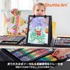 Shuttle Art 335-Piece Kids Art Set with Carry Case and Easel (Color Pencils, Crayons, Watercolors, Markers, Origami, Coloring & Sketch Pads)