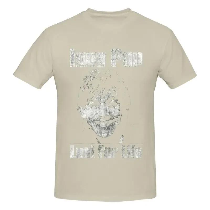 Игги Поп Lust For Life Мужская лицензионная футболка с рок-н-ролльной группой Stooges Футболка Футболка Поп Классика