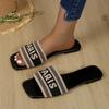 2024 Sandas женские тапочки летние женские сандалии на плоской подошве модные удобные тапочки на плоской подошве больших размеров для женщин