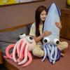 Большой Кальмар Мягкая игрушка Имитация Кальмара Кукла Морское Животное Тряпичная Кукла Кукла
