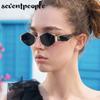 Metal Rhombus Sunglasses Women Luxury Brand Designer Fashion Irregular Sun Glasses For Men Trendy Polygonal Sunglass Unisex