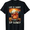 Bourbon Drinker Whiskey Lover Old Fashioned Alcoholic T-Shirt