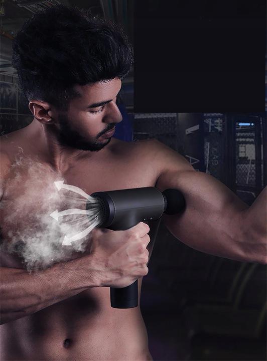 Medyczny Pistolet Do Masażu Ciała Mocny Masażer Massage Gun 6 Trybów Pracy