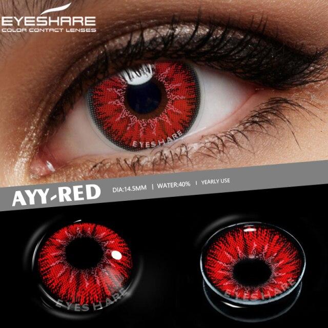 Eyeshare Color Contact Lenses For Eyes Anime Cosplay Colored Lenses Blue Green Halloween Lenses Contact Lens Cosmetic Makeup
