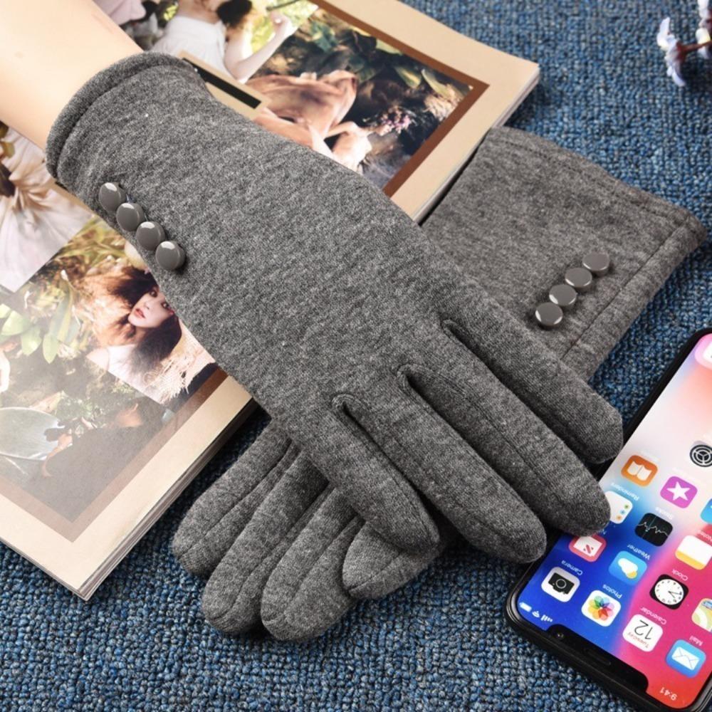 Warm Touch Screen Gloves Full Finger Driving Mittens New Full Finger Gloves Full Finger