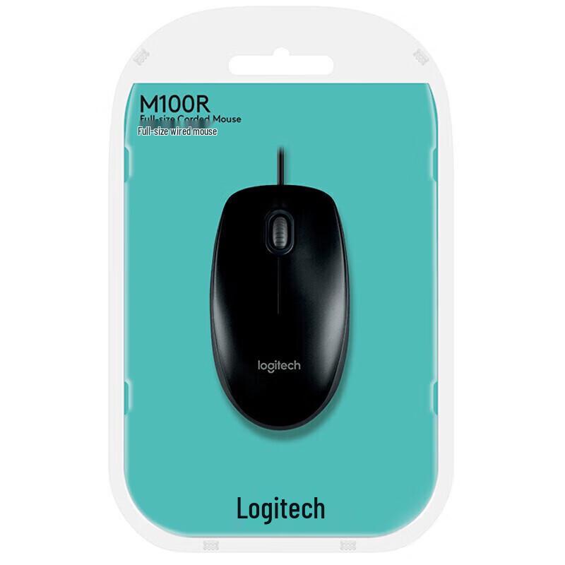 Logitech Проводная офисная мышь M100r