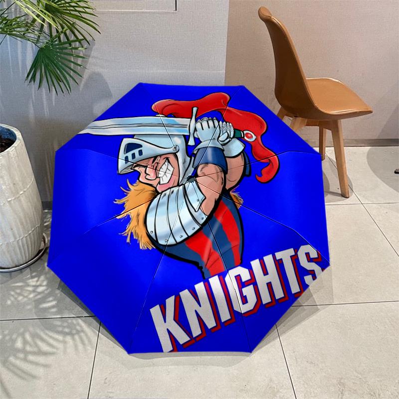 Knights Fashionable Automatic Opening/Closing Folding Umbrella. Portable and Foldable, Ideal for Gift, Travel, and Daily Use