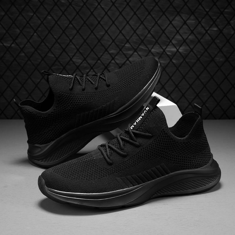 White Sneakers Shoes For Men Breathable Casual Couple Sports Running Walking Shoes Big Size Tenis Masculino 35-47