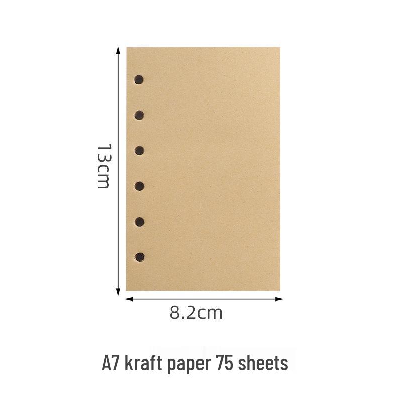 Retro Leaf Ring-Bound Travel Journal Notebook