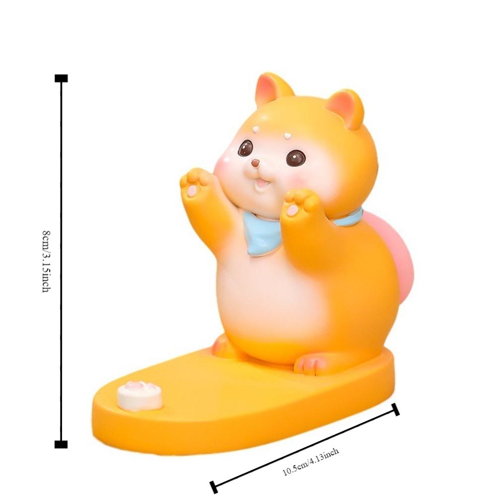 Resin Panda Mobile Phone Holder Cat Dog Panda Desk Lazy Bracket Desk Tablet Phone