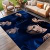 Damon Salvatore Print Rug, Washable Floor Carpet, For Entryway Dorm Laundry Room Office Study, Home Decor Birthday Christmas Gift