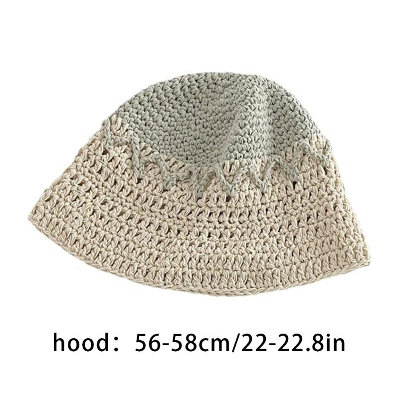 Элегантная шляпа-панама «Волны» ручной вязки, дышащая шляпа крючком, праздничный декор, шляпа для отпуска, стиль «вестерн клош»