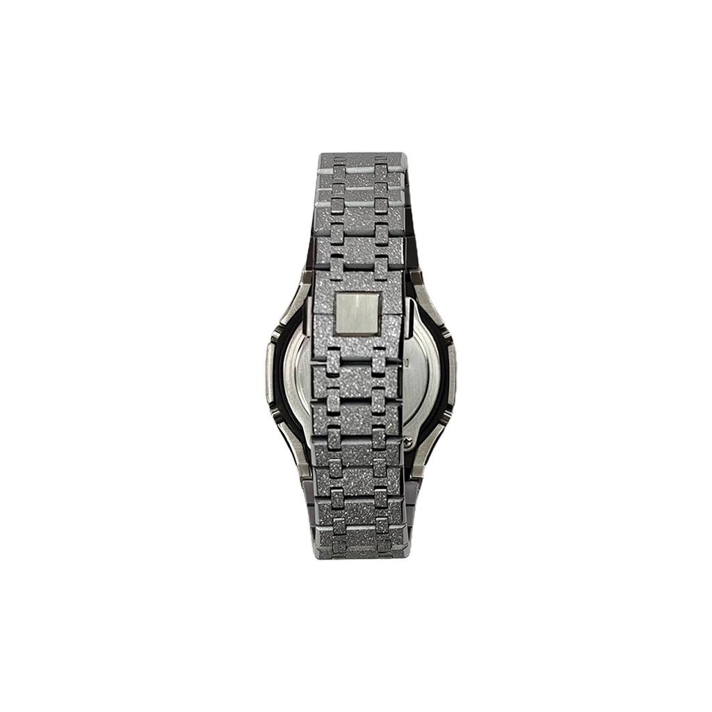 Casio Мужские часы с ЖК-дисплеем и аналоговым двойным дисплеем, серия Black, GA-2100SKE-7A(Watch3--)