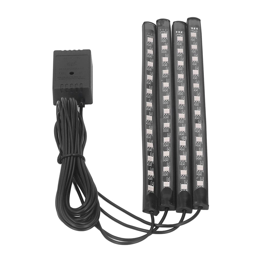 8 Color RGB Light 48 LEDs Light Strip Sound Control Lamp for Party Decoration Lighting DC5‑12V