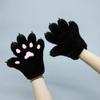 Cartoon Cosplay Costume Gloves Wolf Puppy Animal Claw Mittens Cute Plush Cat Paw Gloves  Party