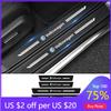 VW GTI GOLF 2026 Hot For VW VOLKSWAGEN Car Door Sill Protector Trunk Bumper Threshold Sticker for Volkswagen Passat Tiguan Golf