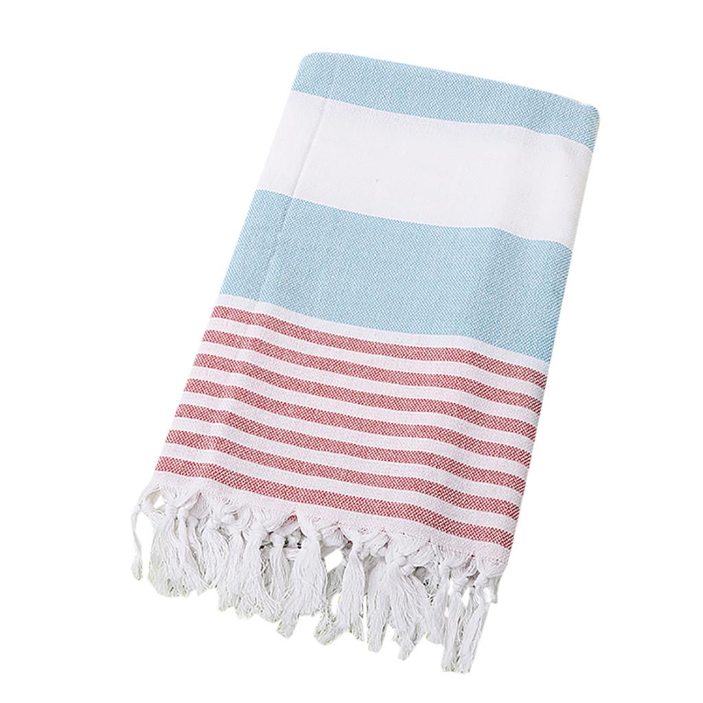 Turkish Cotton Bath Beach Spa Yoga FringedTowel