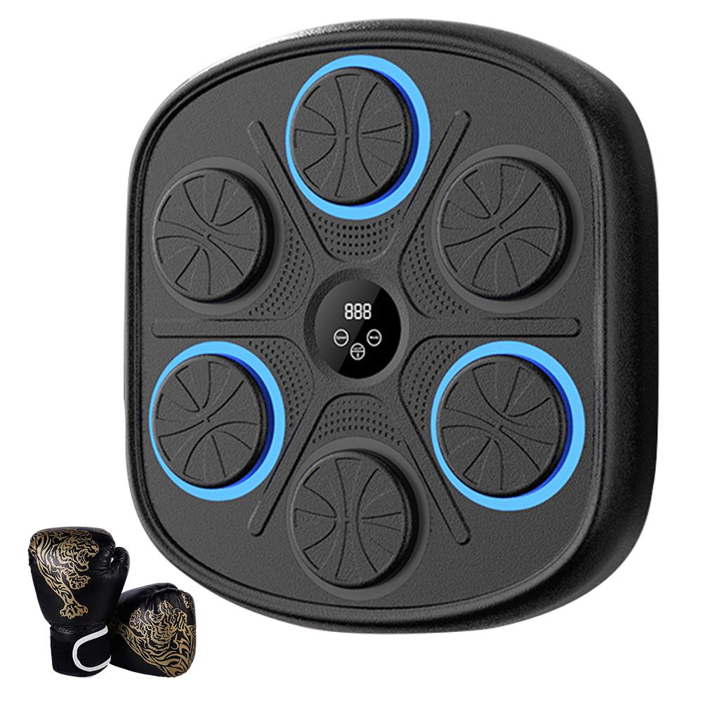 New Music Boxing Machine Boxing Training Punching Equipment BT Link Wall Mounted Boxing Wall Target for Kids Adults Exercise