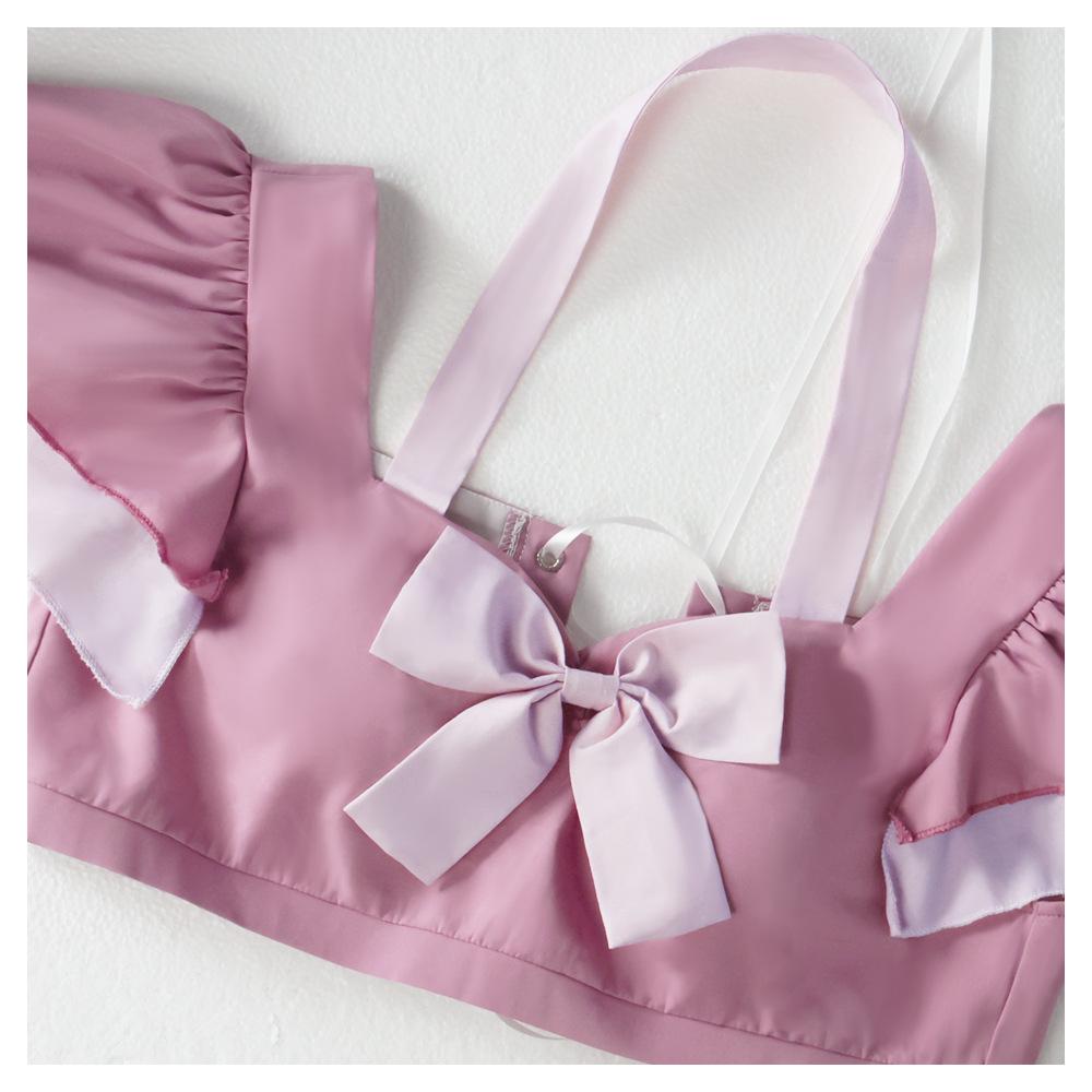 Halloween Game Final Fantasy Aerith Gainsborough Cosplay Costume Dress Outfit for Women