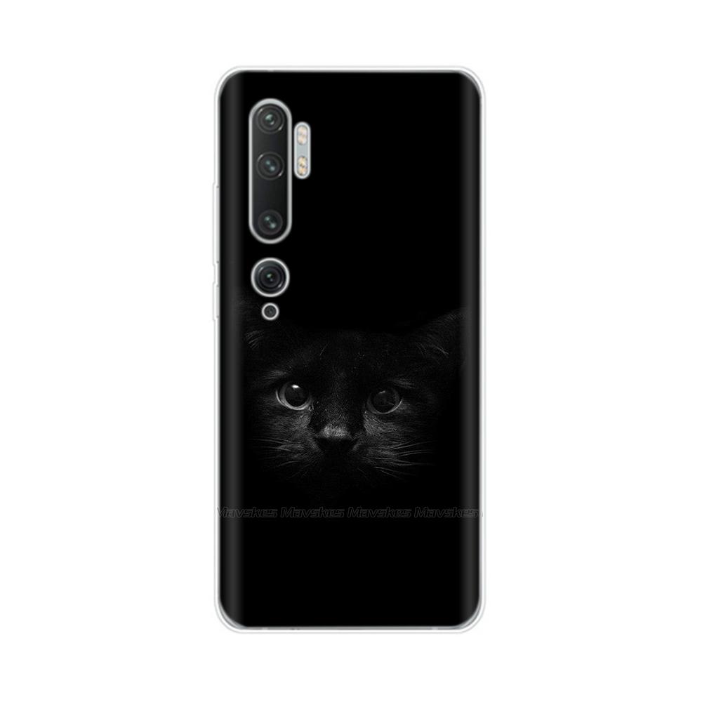 Для Xiaomi Mi Note 10 Чехол Милый Расписной Мягкий Силиконовый Чехол-накладка Для Xiaomi Mi Note10 Pro Lite 10lite Прозрачные Чехлы для Телефона Фундас