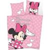 Bedding Set - Disney - Minnie - Duvet Cover 140x200 Cm - Pillowcase 63x63 Cm - 100% Microfiber