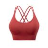Large Size Cross Beauty Back Sports Bra No Steel Ring Gather Shockproof Fitness Breathable Vest Sports Bra