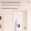 Transparent Removable Height Chart Sticker for Kids - Accurate Wall Measurement