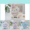 Plush Dog Rabbit Stuffed Toy Animal Doll Key Chain Backpack Decoration Gifts