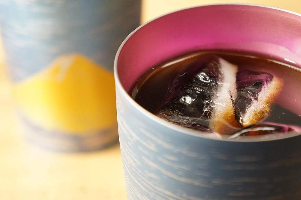 HORIE Титановый двойной стакан из префектуры Ниигата Fuji 270cc Red Fuji в коробке из павловнии T09MFR270 T09MFR270 Tsubame,