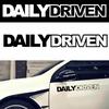 Ежедневные наклейки с буквами Driven, уникальные светоотражающие забавные наклейки для автомобилей