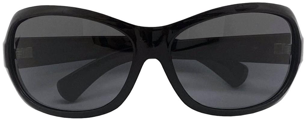 Солнцезащитные очки az Polarized Light Cut Curve Type с черными поляризованными линзами [лейбл FaceTrick]/Защита от ультрафиолета/Синяя оправа/Дымчатый AZPL3128-1SM