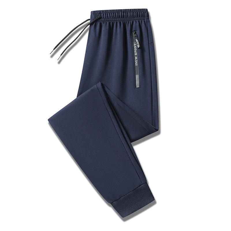 Мужские весенние и осенние зимние новые длинные брюки, прямые свободные спортивные брюки для ванной комнаты, простые и универсальные повседневные брюки для мужчин