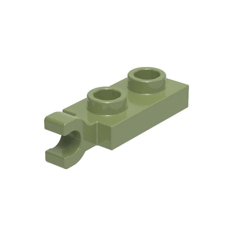 10 ШТ 63868 42923 Пластина Специальная 1x2 с Ручками Тонкий Блок Moc Цветные Аксессуары Совместимо с Кирпичом Сделай Сам Детская Игрушка