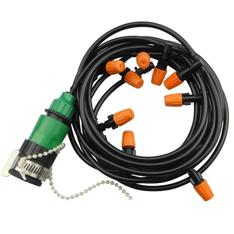 Система полива сада, охлаждения и туманообразования. Опрыскиватель тонкого распыления