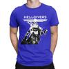 Helldivers Научно-фантастическая Видеоигра Футболка Мужская Крутая Чистый Хлопок Футболка С Круглым Вырезом С Коротким Рукавом Футболка Большого Размера Одежда